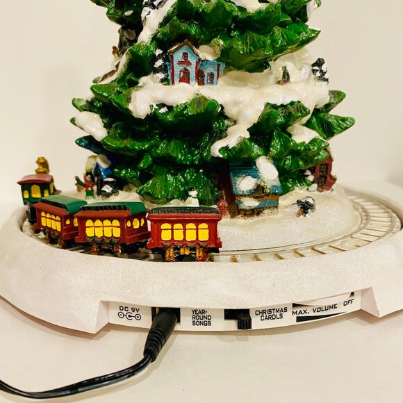 Christmas Winter Wonderland Express Tree With Moving Train - Picture 2 of 4